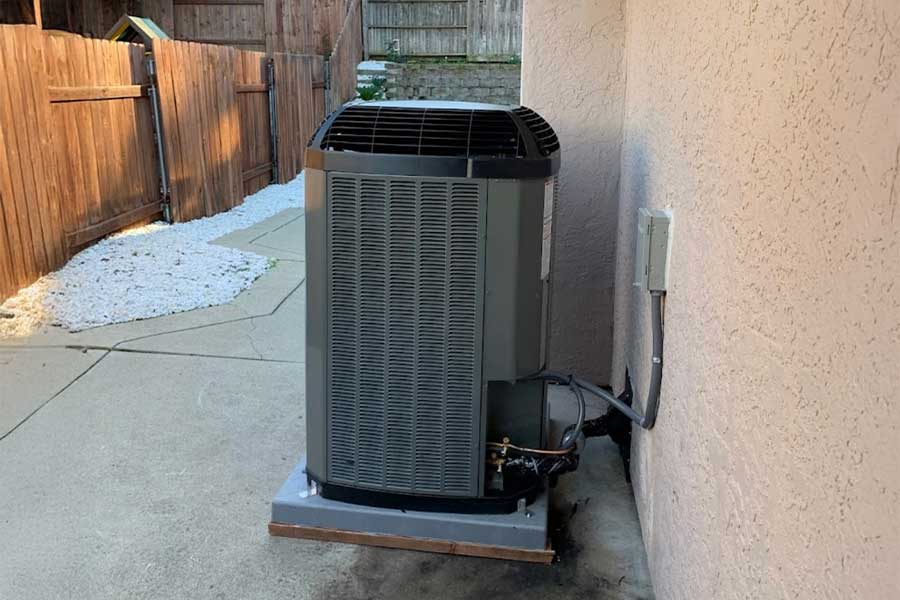 Outdoor AC repair unit